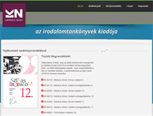 Tablet Screenshot of kronikanova.hu